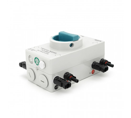 Ручной выключатель Risin, 1000V, 32A, 4P, IP66, вход лево-право, Grey