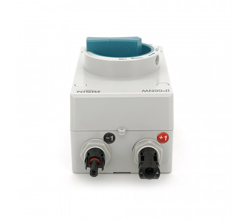 Ручний вимикач Risin, 1000V, 32A, 4P, IP66, вхід верх-низ, Grey