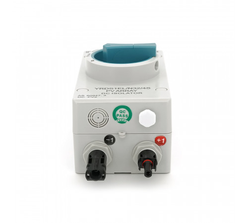 Ручний вимикач Risin, 1000V, 32A, 4P, IP66, вхід верх-низ, Grey