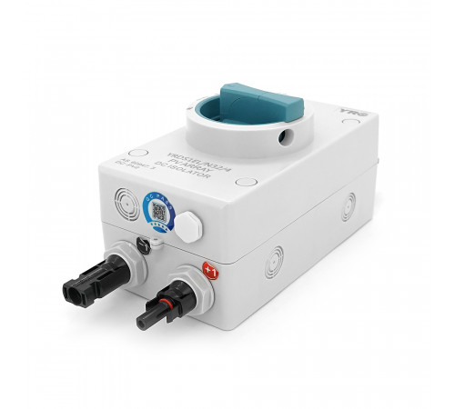 Ручний вимикач, 1000V, 32A, 4P, IP66, вхід верх-низ, Grey