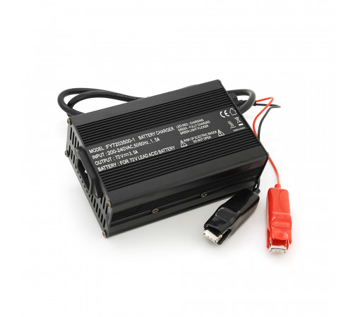 Зарядное устройство для аккумуляторов AGM 72V, 3.5A, + крокодилы, 135x90x50mm