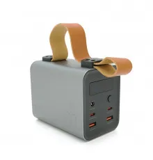 PowerBank 100W KP KG-600 60000mAh, Input:(Type-C), Output:(USB,Type-C), PD120W для Laptop, plastic, Silver, Box