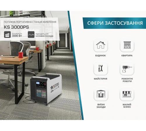 Портативна електростанція KS 3000PS