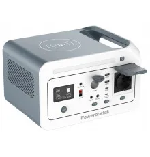 Зарядна станція Poweronetek PSK600 - 480Wh/AC 600W/60W 1xPD/2xUSB/2xDC/1xCar/Qi/LED (SN 0002248308)