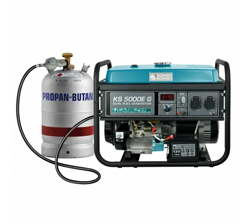 Генератор газобензиновий «Könner & Söhnen» KS 5000E G