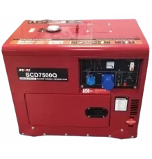 Дизельний SCD 7500Q генератор SENCI max 5.5 кВт у шумозахисному кожусі