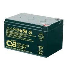 Акумуляторна батарея CSB EVX12120, 12V 12Ah (151х98х94(100)мм, Q6)