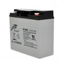 Акумуляторна батарея AGM RITAR RT12200, Gray Case, 12V 20.0Ah ( 181 х 77 х 167 ) Q4