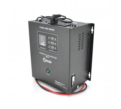 Гибридный инвертор Europower RTSWm-MPPT-500LCD, 300W, 12V, ток заряда 10A, 140-275V, MPPT (20/40А, 15-75Vdc)
