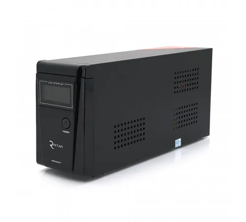 ИБП с правильной синусоидой RITAR RTSW-600ND12 LCD, 12В, под наружный АКБ, Q4 (320*132*210) 4,2 кг (236*85*130)