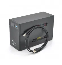 ИБП Ritar E-RTM-LI-800 (480W), LCD, AVR, 3st, 2xSCHUKO socket, АКБ LiFePO4x12V77Wh, Metal Case (225*85*141) 3,3кг (300*278*440)