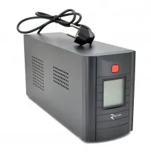 ДБЖ Ritar RTM1000 (600W) Proxima-D, LCD, AVR, 3st, 3xSCHUKO socket, 2x12V7Ah, metal Case (350х120х190) Q2