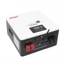 Акумуляторна батарея Must LiFePO4 LP16-24200 25.6V 200Ah, 5,12kWh, BMS100A@8S, CAN2.0/RS232/RS485, 6000 cycles, 486x442x250,44kg
