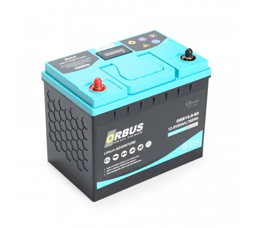 Аккумуляторная батарея ORBUS LiFePO4 12,8V 60Ah,(30/80A 260x168x210 мм, 8kg