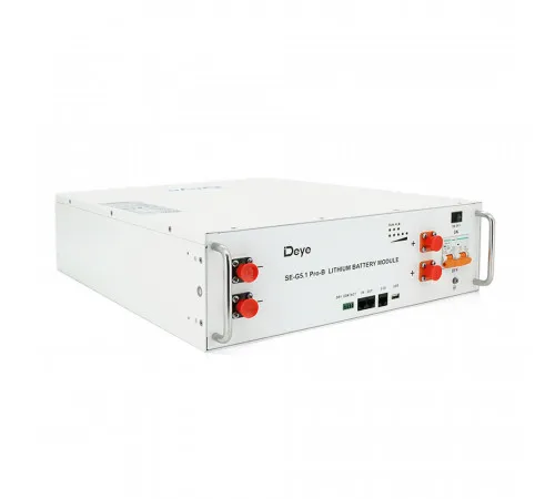Акумуляторна батарея Deye LiFePO4 SE-G5.1 Pro-B 51,2V 100AH, 5,12kW BMS50A@16S до 32 parallel CAN/RS485, IP21, 6000Cycles, (445*133*540),45kg
