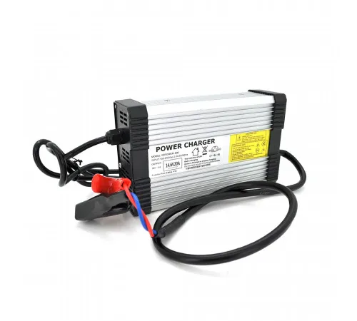 Зарядний пристрій Merlion для акумуляторів LiFePO4 12V(14,6V),4S,20A-240W + крокодили,BOX,Q25