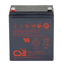 Аккумуляторная батарея CSB HRL1225WF2, 12V 5.8Ah (90х70х106мм)