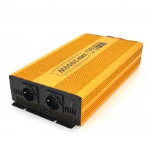 Інвертор напруги Mexxsun MXSPSW-3000, 12V/220V, 3000W з правильною синусоїдою, 2 Shuko, клемні дроти, Q2