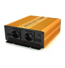Інвертор напруги Mexxsun MXSPSW-1000, 12V/220V, 1000W з правильною синусоїдою, 2 Shuko, клемні дроти, Q4