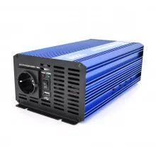 Інвертор напруги Carspa-SINUS P1000-242  (1000Вт), 12/220V, 1xShuko, 1USB, клеми, Box Q4