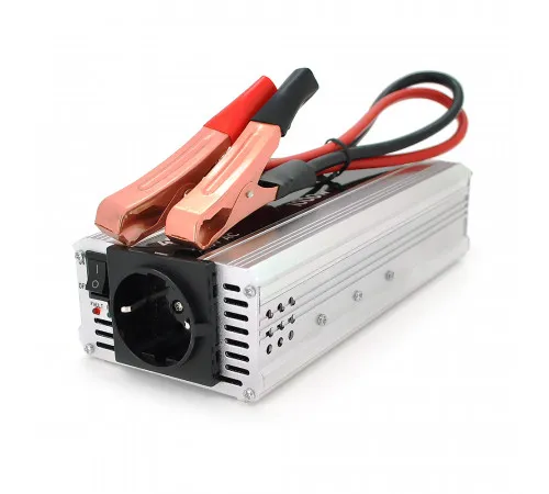 Інвертор напруги POWERMASTER, 24V/220V, 1000W з модифікованою синусоїдою, 1 Shuko, клеми