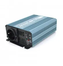 Інвертор напруги Mexxsun MXS-300, 12V/220V, 300W з модифікованою синусоїдою, 1 Shuko, клемні дроти, Q12