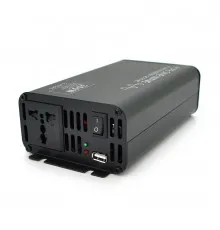 Инвертор напряжения YRLX-300 с правильной синусоидой, 300W, 12/220V, 60Hz1 универсальная розетка, 1USB, Box
