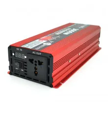 Инвертор напряжения ST3000CP (DC:1500W), 12/220V с аппроксимированной синусоидой, 1 универсальная розетка, крокодилы, BOX