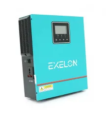 Інвертор Exelon EXS-1000/12, 1000VA, 12V, струм заряду 0-40A, MPPT (20-150VDC, 80A), 290x240x91mm, 3.5 kg