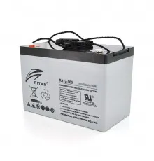 Акумуляторна батарея AGM RITAR RA12-100S, Gray Case, 12V 100.0Ah ( 307 x 169 x 215 ) Q1