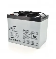 Аккумуляторная батарея AGM RITAR RA12-70, Gray Case, 12V 70.0Ah (350 x 167 x 182)