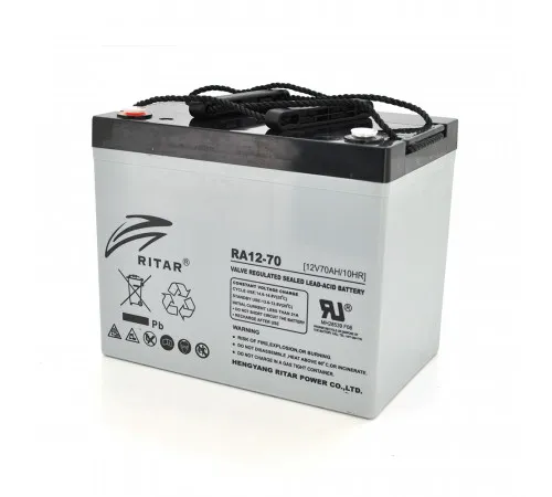 Акумуляторна батарея AGM RITAR RA12-70, Gray Case, 12V 70.0Ah (350 x 167 x 182) Акумуляторна батарея AGM RITAR RA12-70, Gray Case, 12V 70.0Ah (350 x 167 x 182)